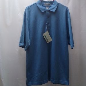 Extreme light blue collared polo